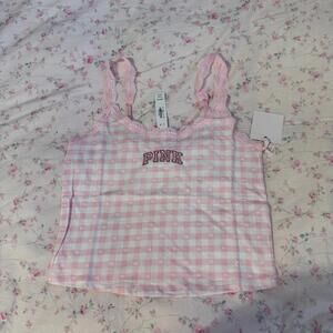 VS PINK x LoveShackFancy Lace Trim Tank Top [COPY]